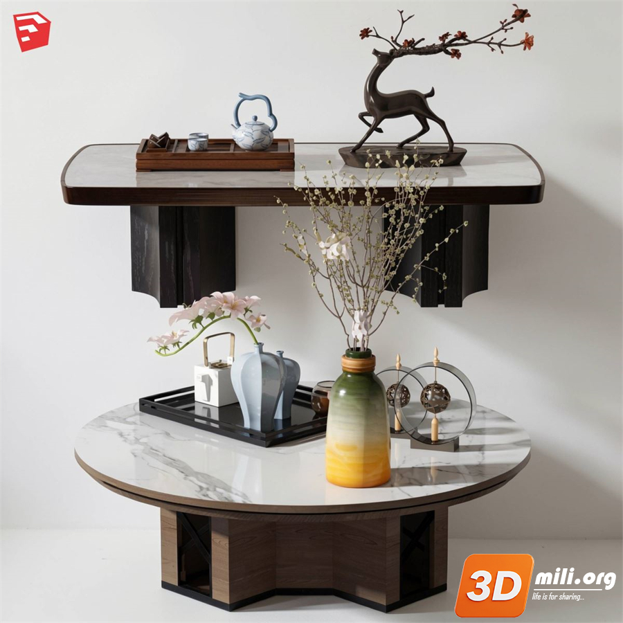 Tea Table Skp Files 